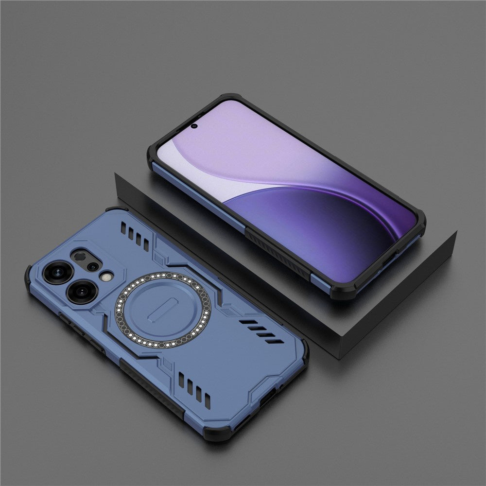 Husa de protectie Techsuit ArmorMag compatibil cu Oppo Reno14, Albastru
