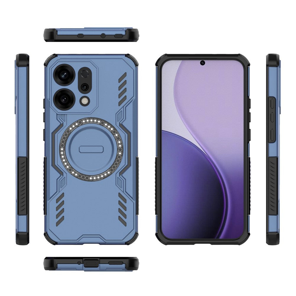 Husa de protectie Techsuit ArmorMag compatibil cu Oppo Reno14, Albastru