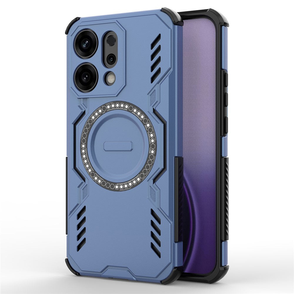 Husa de protectie Techsuit ArmorMag compatibil cu Oppo Reno14, Albastru
