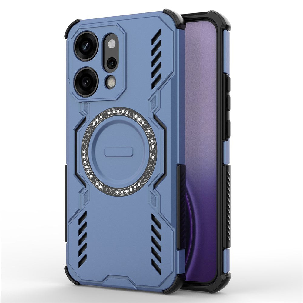 Husa de protectie Techsuit ArmorMag compatibil cu Oppo Reno14 Pro, Albastru