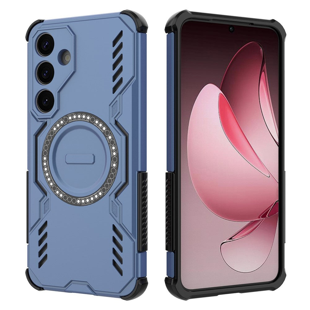 Husa de protectie Techsuit ArmorMag compatibil cu Samsung Galaxy S25 Plus, Albastru