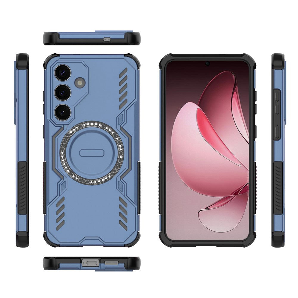 Husa de protectie Techsuit ArmorMag compatibil cu Samsung Galaxy S25 Plus, Albastru