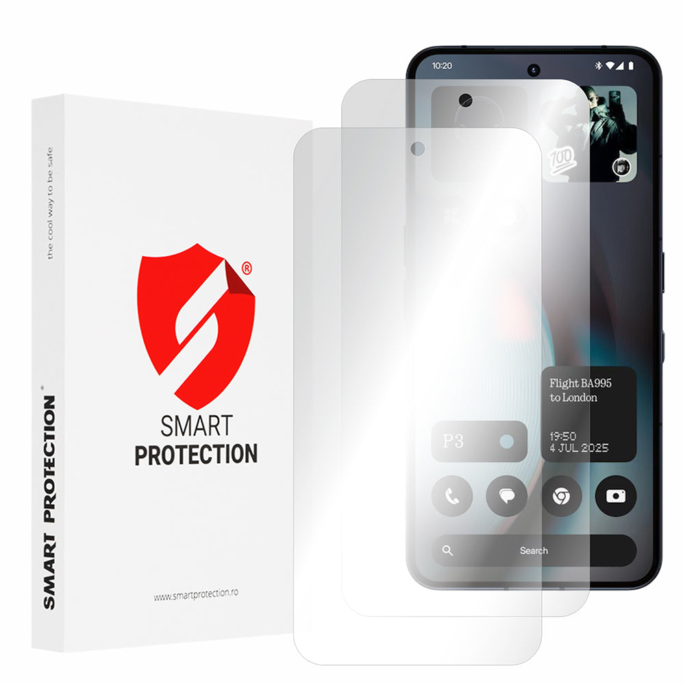 Folie de protectie Smart Protection Premium Classic (set de 2) compatibil cu Nothing Phone (3), Transparent
