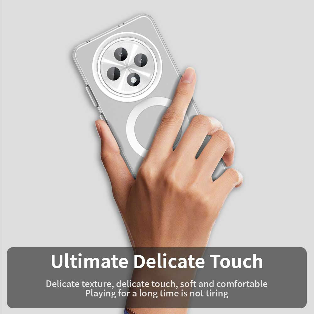Husa de protectie Techsuit CandyCase MagSafe compatibil cu Oppo Reno12 F 4G / Reno12 F 5G / Reno12 FS 4G / Reno12 FS 5G, Alb