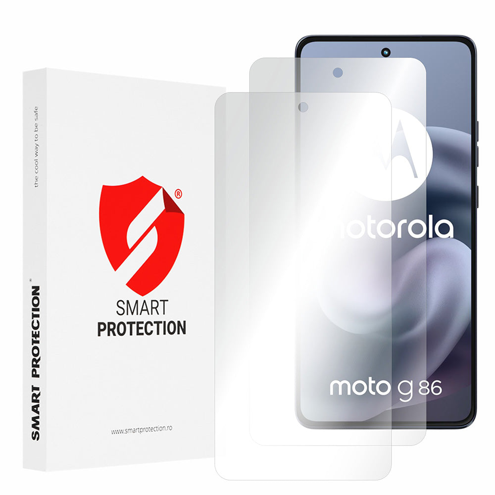 Folie de protectie Smart Protection Premium Classic (set de 2) compatibil cu Motorola Moto G86 / G86 Power, Transparent