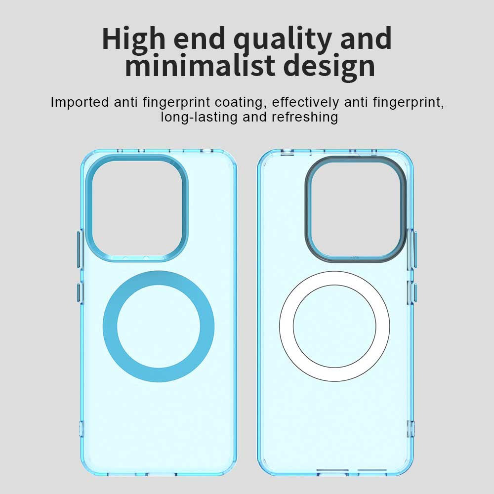 Husa de protectie Techsuit CandyCase MagSafe compatibil cu Xiaomi Redmi Note 14 4G (Standard), Albastru