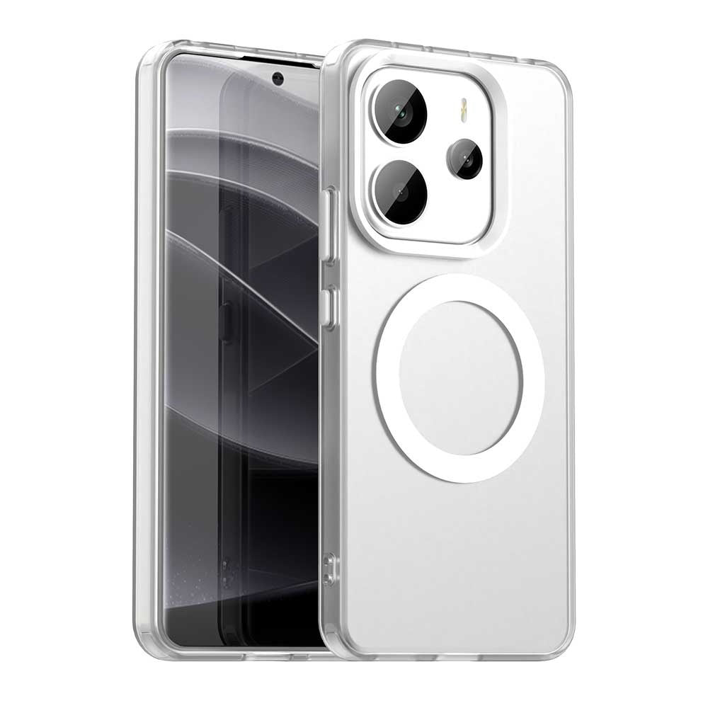 Husa de protectie Techsuit CandyCase MagSafe compatibil cu Xiaomi Redmi Note 14 4G (Regional), Alb