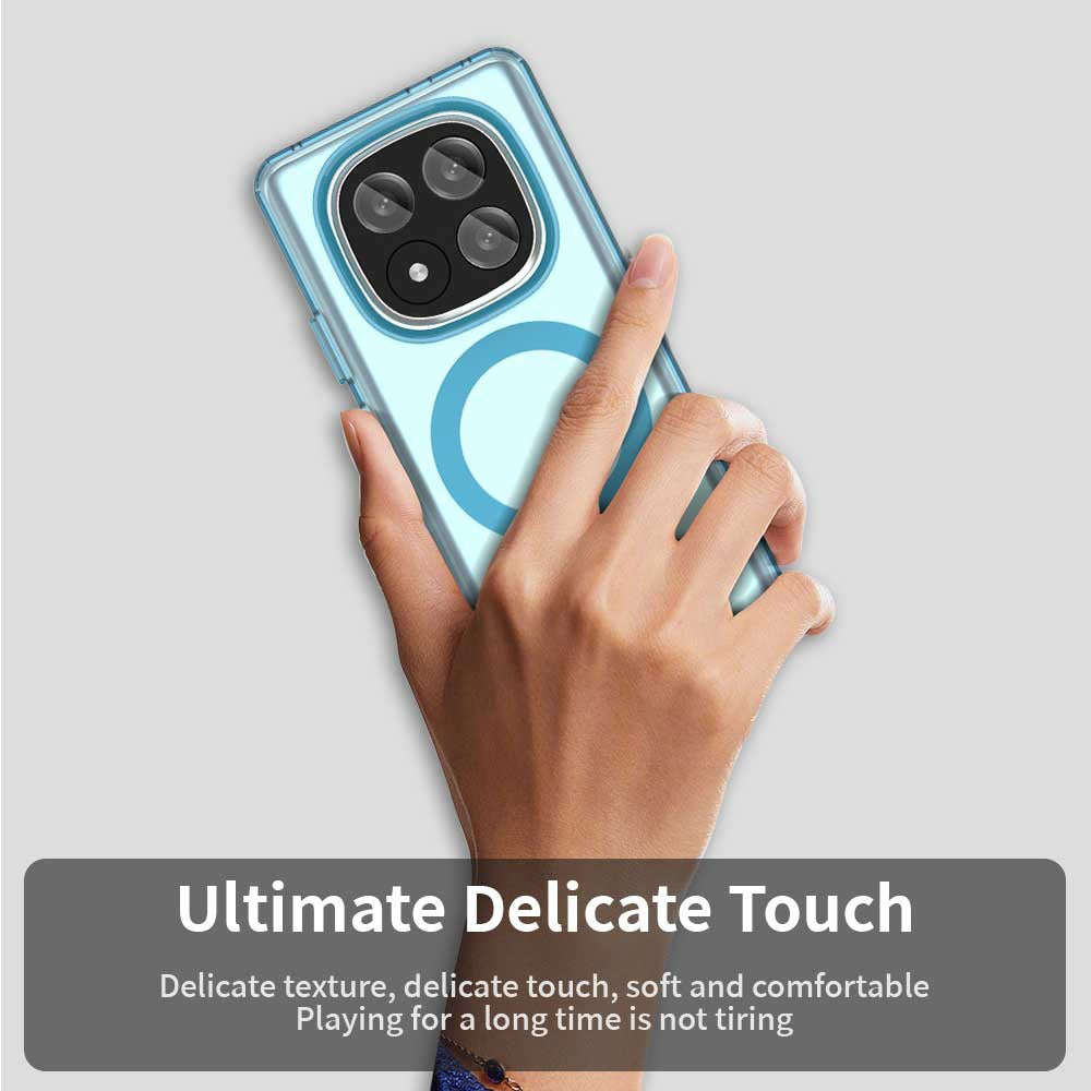 Husa de protectie Techsuit CandyCase MagSafe compatibil cu Xiaomi Redmi Note 14 Pro+ 5G, Albastru