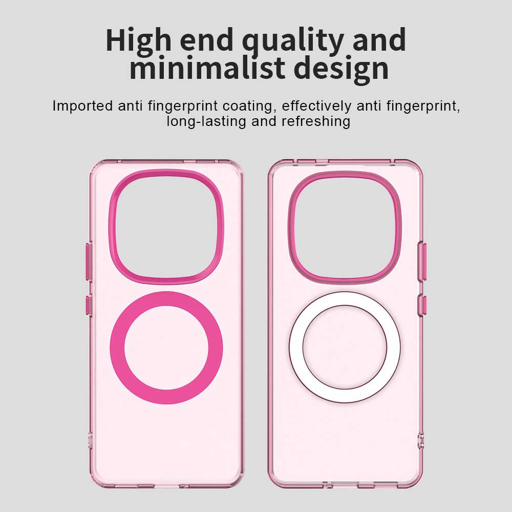 Husa de protectie Techsuit CandyCase MagSafe compatibil cu Xiaomi Redmi Note 14 Pro+ 5G, Roz