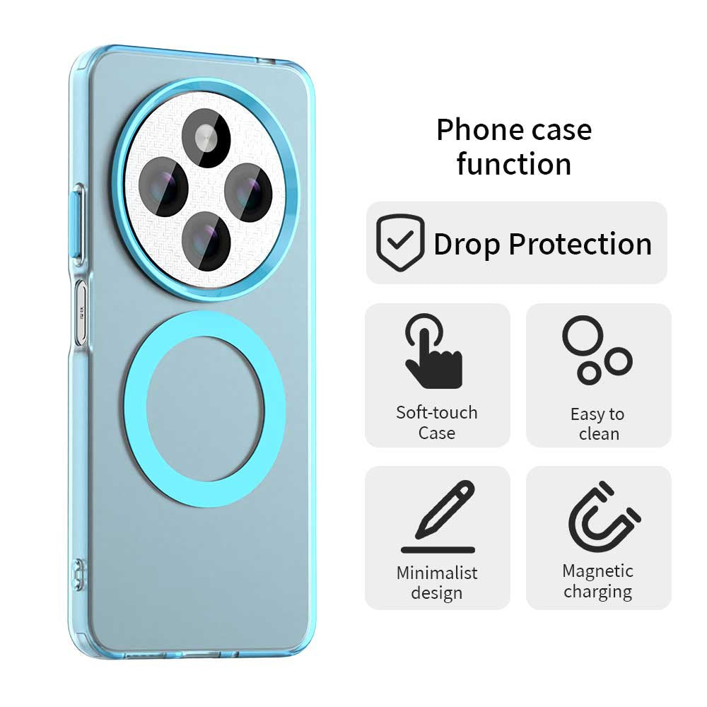 Husa de protectie Techsuit CandyCase MagSafe compatibil cu Xiaomi Redmi 14C / Poco C75, Albastru