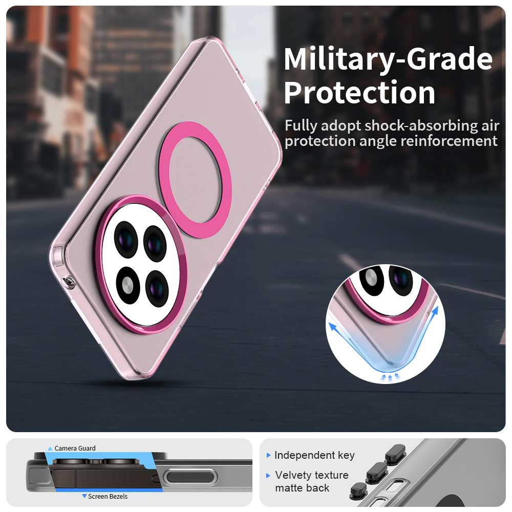 Husa de protectie Techsuit CandyCase MagSafe compatibil cu Xiaomi Redmi 14C / Poco C75, Roz