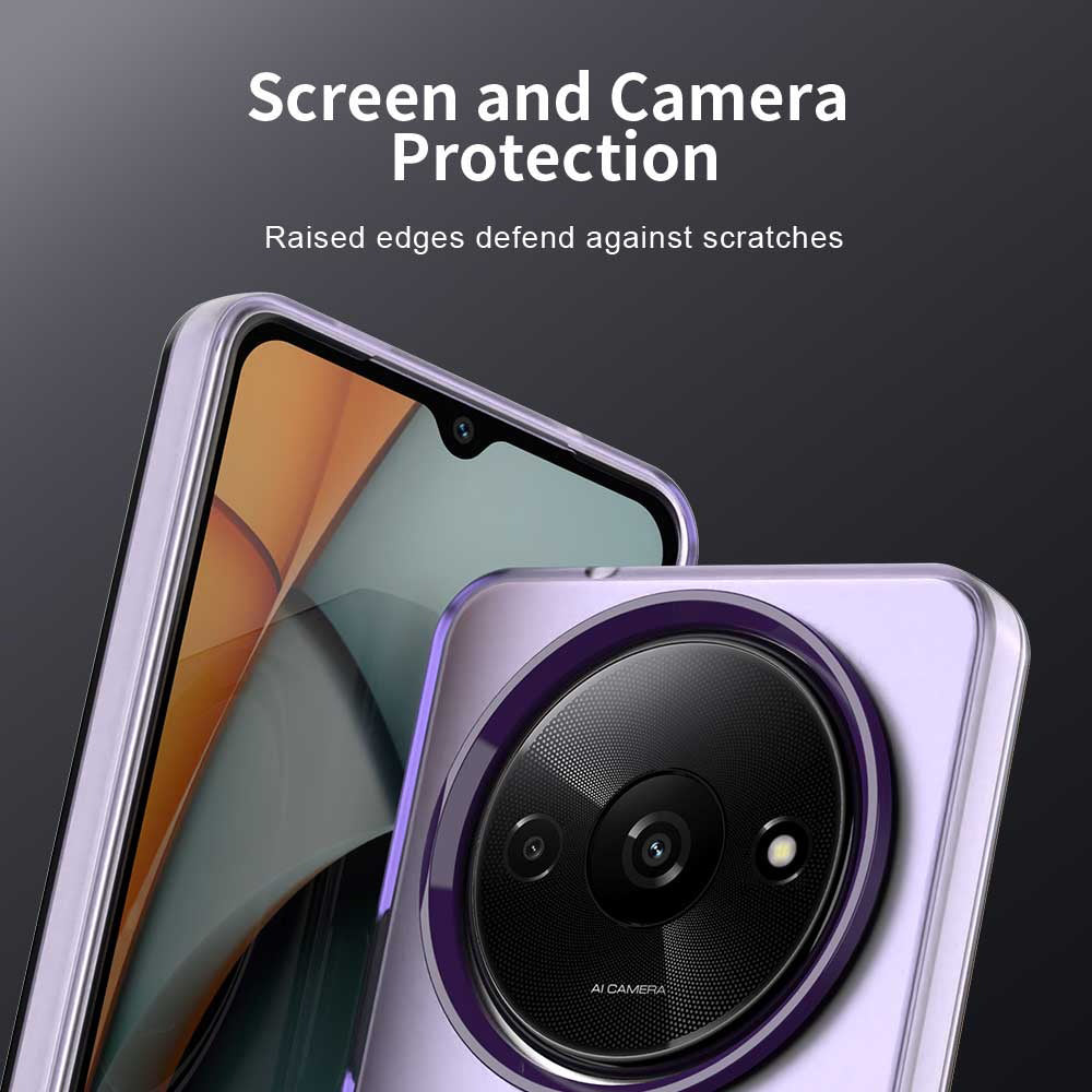 Husa de protectie Techsuit CandyCase MagSafe compatibil cu Xiaomi Redmi A3 / Redmi A3x, Mov