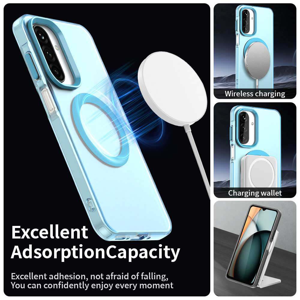 Husa de protectie Techsuit CandyCase MagSafe compatibil cu Samsung Galaxy A17 5G / A17 4G / M17 / F17, Albastru