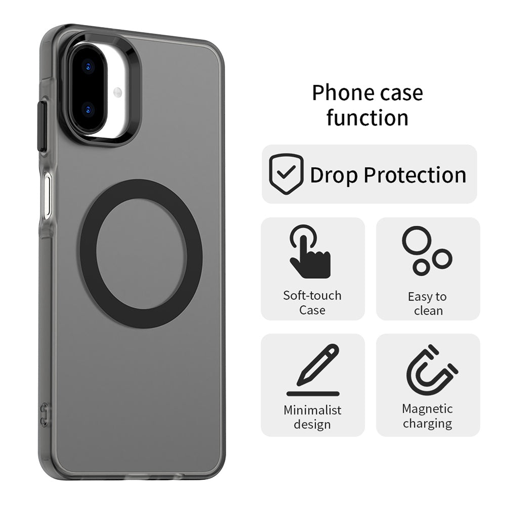 Husa de protectie Techsuit CandyCase MagSafe compatibil cu Samsung Galaxy A07 4G, Negru