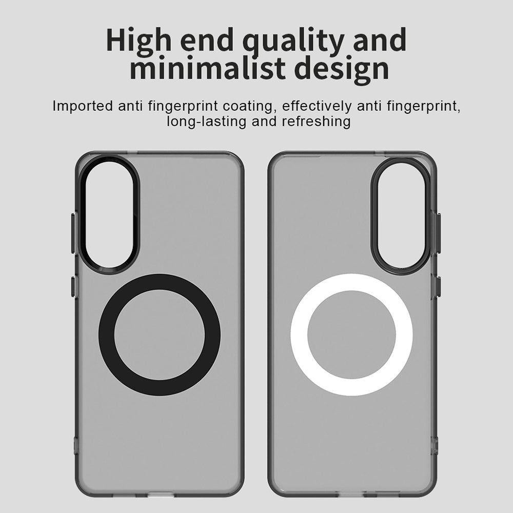 Husa de protectie Techsuit CandyCase MagSafe compatibil cu Samsung Galaxy S25 Edge, Negru
