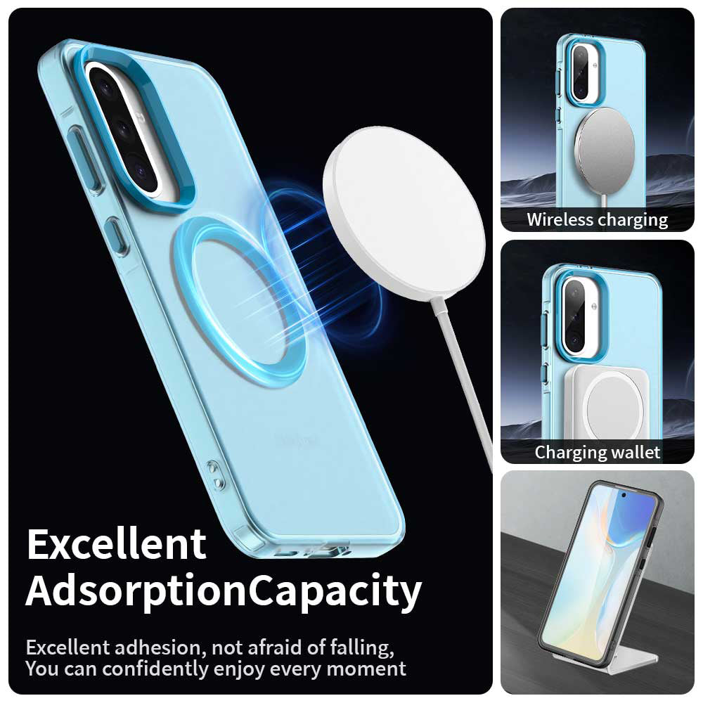 Husa de protectie Techsuit CandyCase MagSafe compatibil cu Samsung Galaxy A36 5G, Albastru