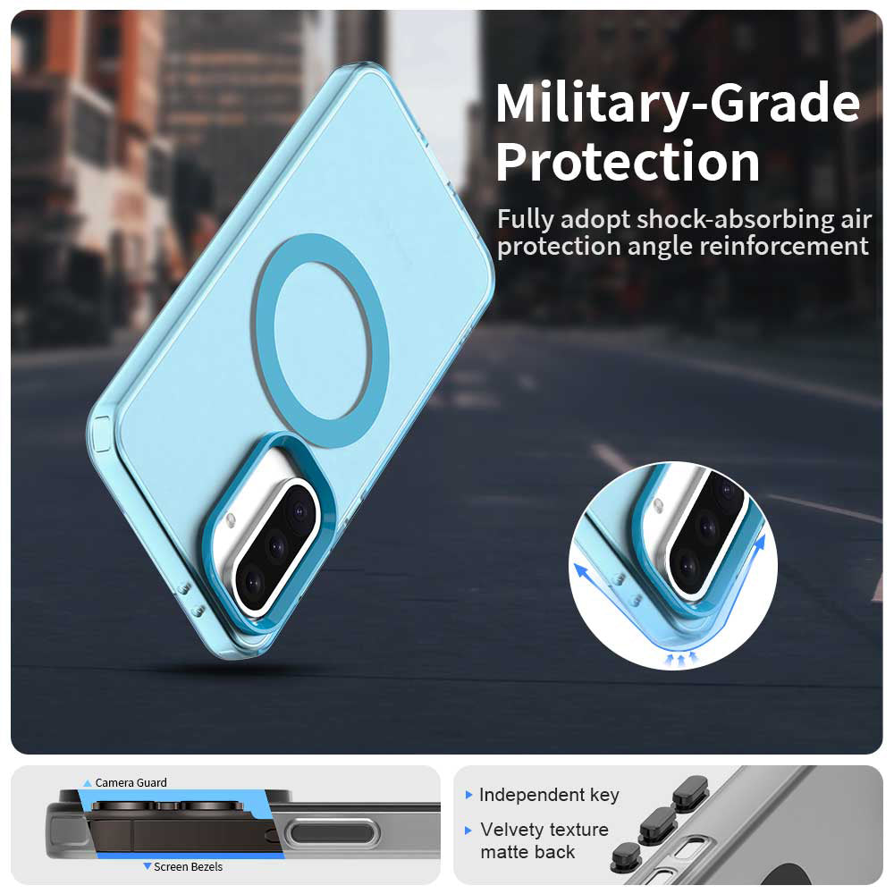 Husa de protectie Techsuit CandyCase MagSafe compatibil cu Samsung Galaxy A36 5G, Albastru