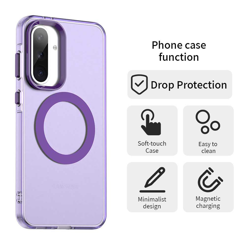 Husa de protectie Techsuit CandyCase MagSafe compatibil cu Samsung Galaxy A56 5G, Mov