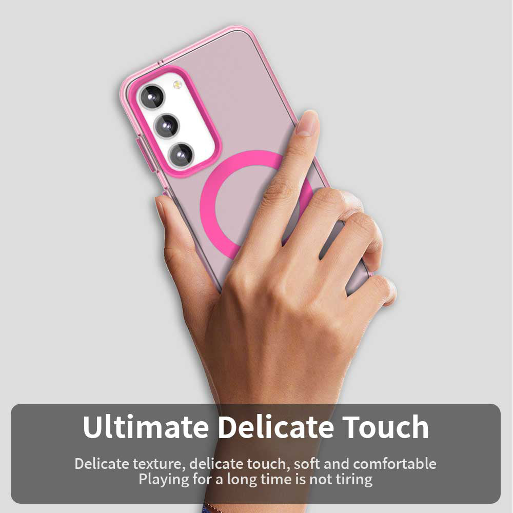 Husa de protectie Techsuit CandyCase MagSafe compatibil cu Samsung Galaxy S23, Roz