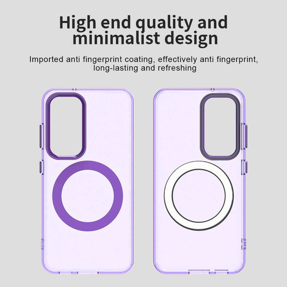 Husa de protectie Techsuit CandyCase MagSafe compatibil cu Samsung Galaxy S23, Mov