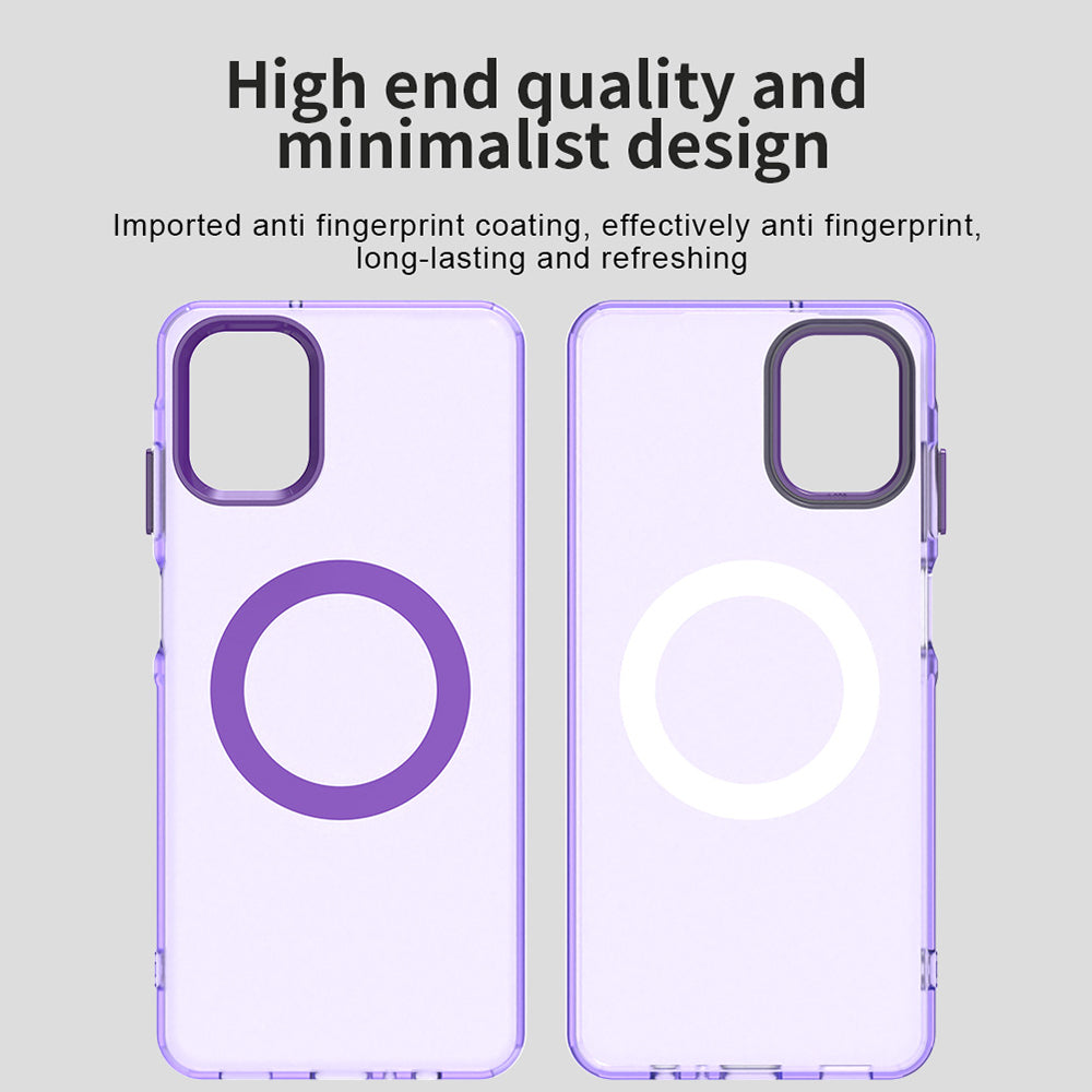 Husa de protectie Techsuit CandyCase MagSafe compatibil cu Samsung Galaxy A06, Mov
