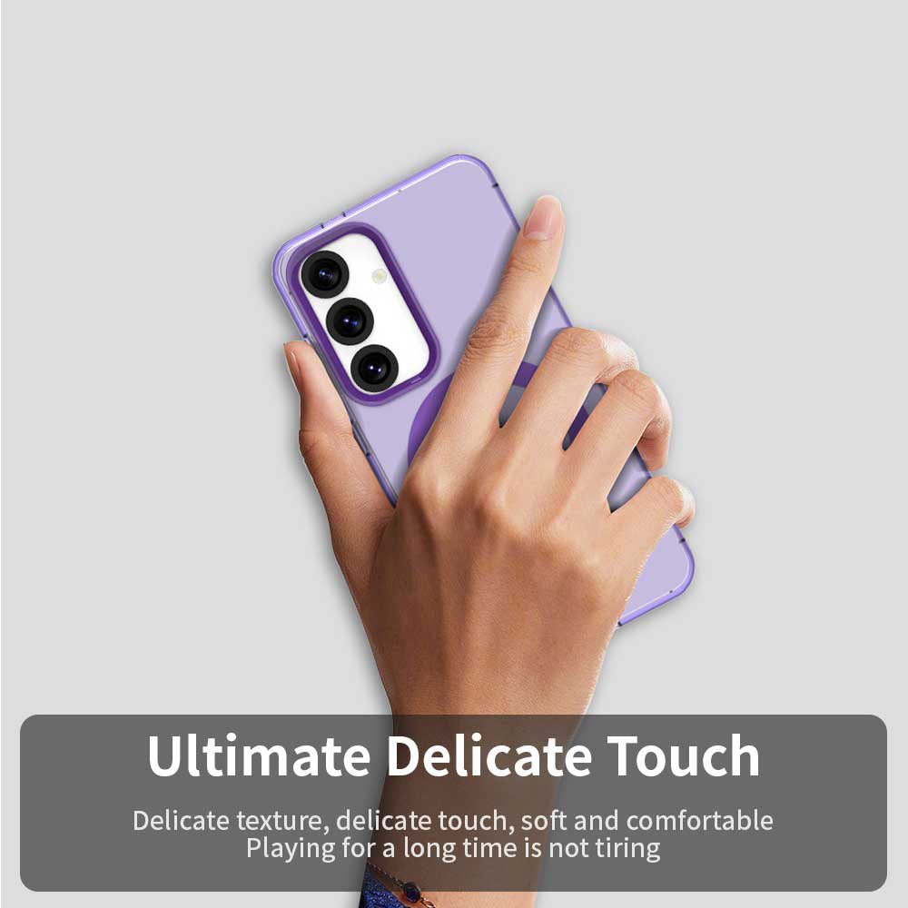 Husa de protectie Techsuit CandyCase MagSafe compatibil cu Samsung Galaxy S23 FE, Mov