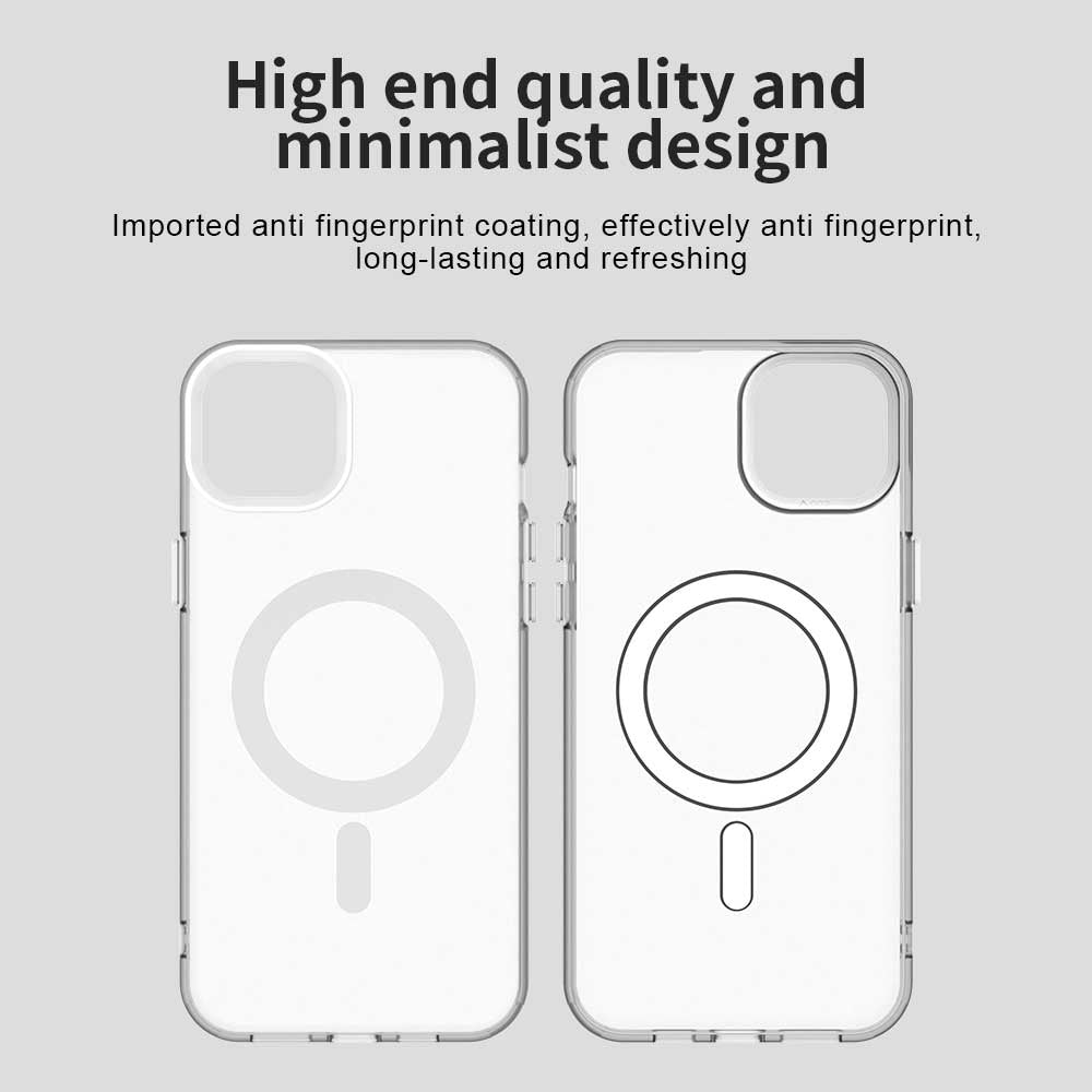 Husa de protectie Techsuit CandyCase MagSafe compatibil cu iPhone 13, Alb