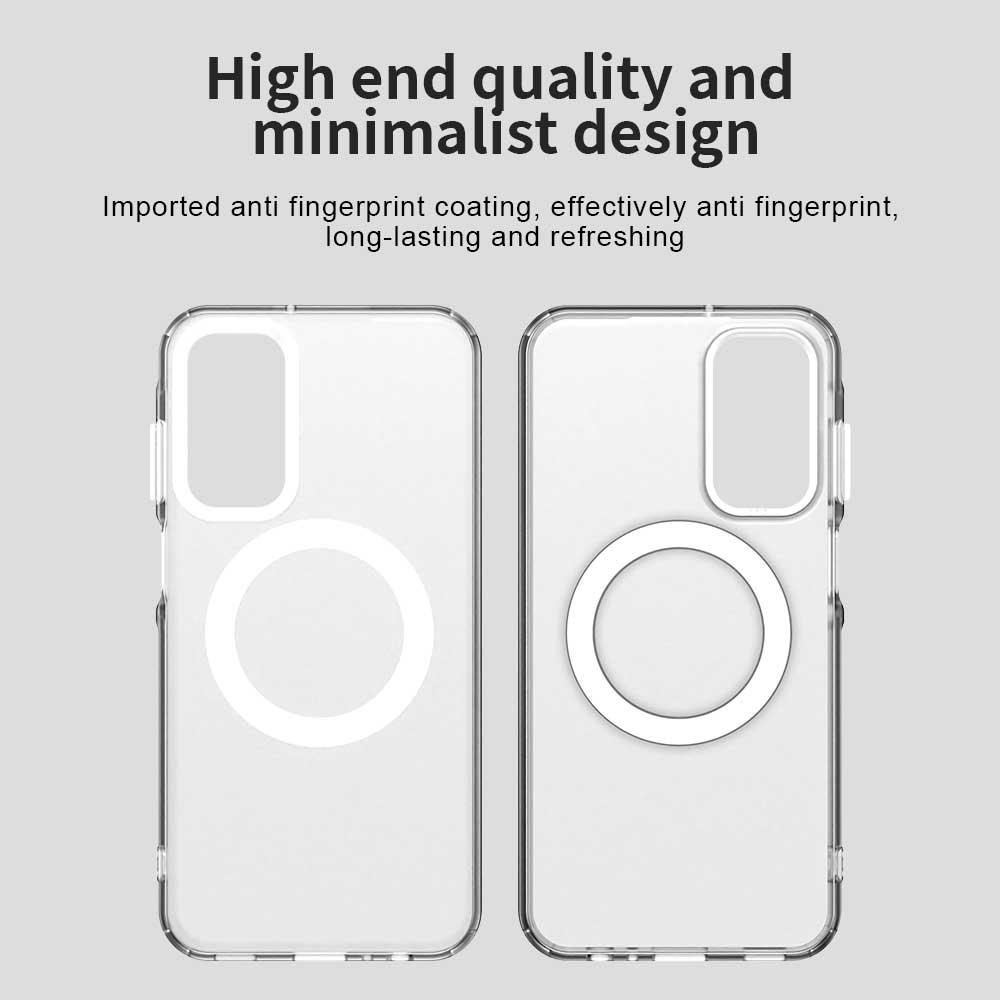 Husa de protectie Techsuit CandyCase MagSafe compatibil cu Samsung Galaxy A55 5G, Alb