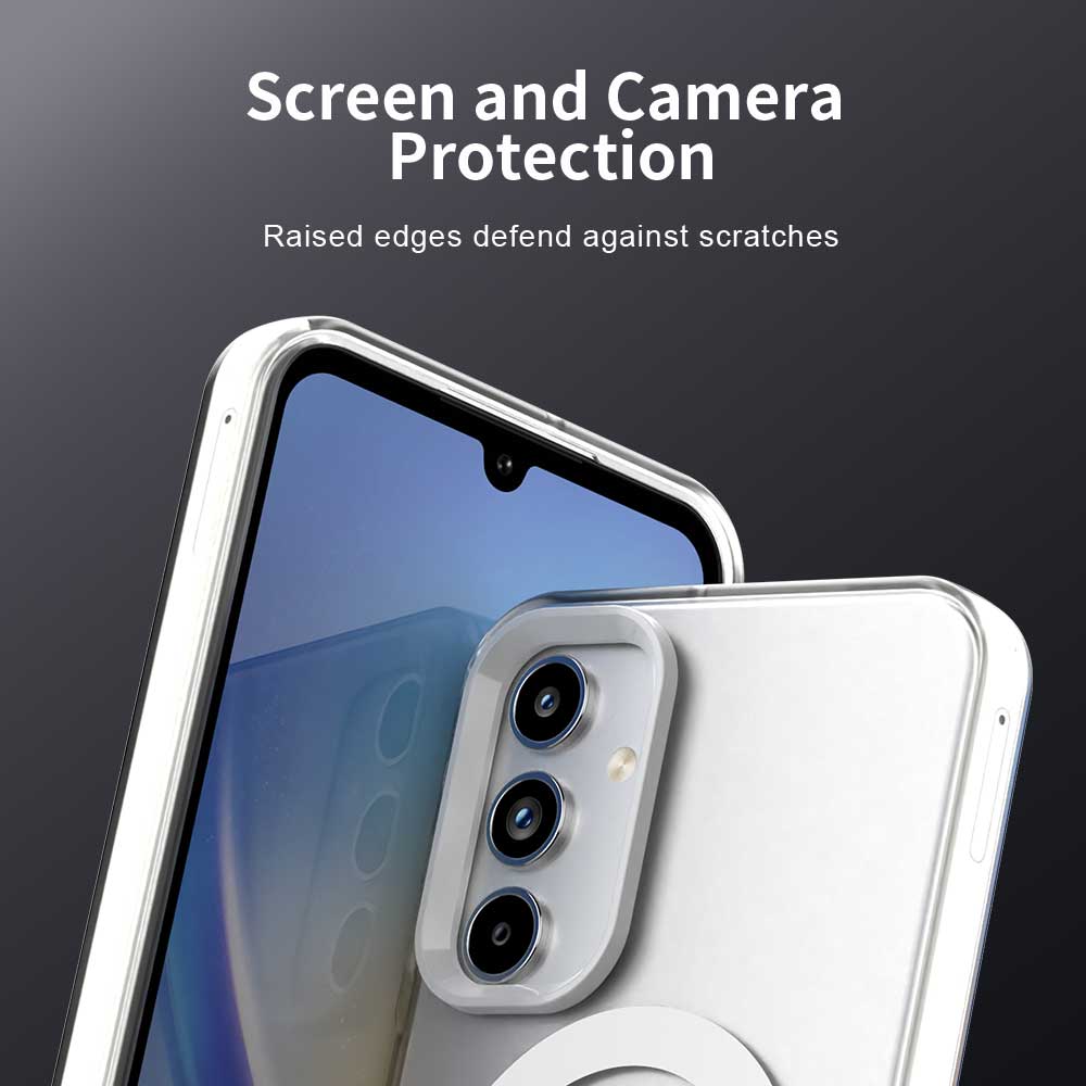 Husa de protectie Techsuit CandyCase MagSafe compatibil cu Samsung Galaxy A35 5G, Alb