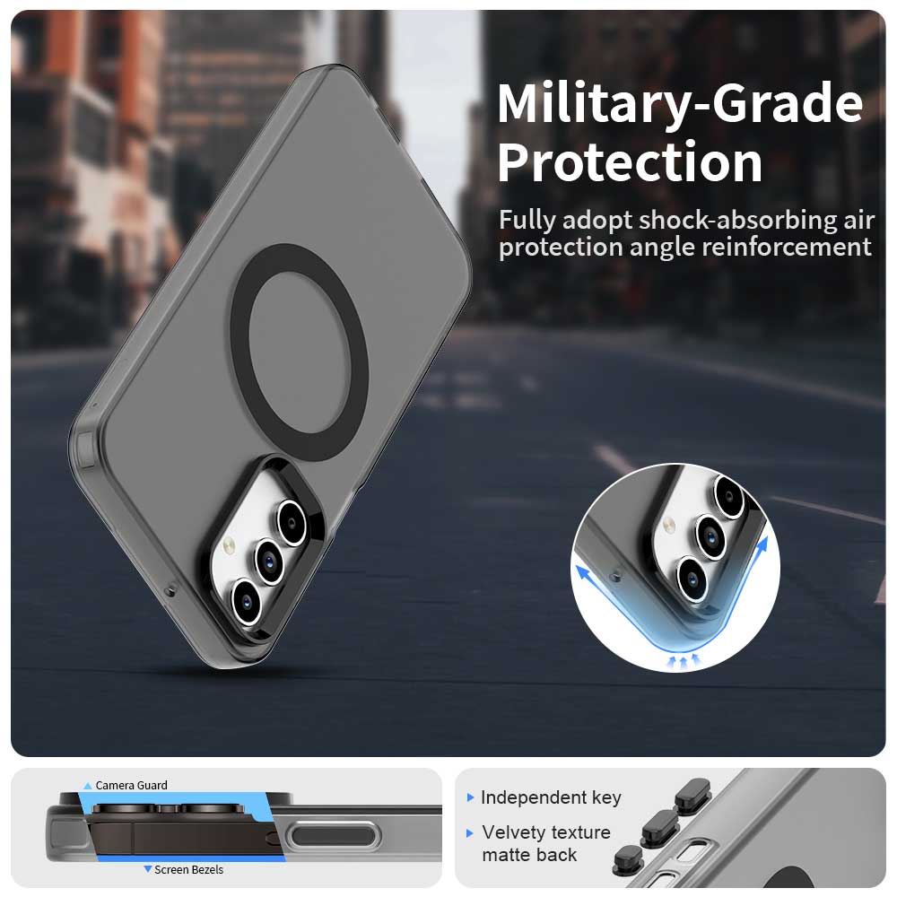 TechSuit Husa de protectie Techsuit CandyCase MagSafe compatibil cu Samsung Galaxy A35 5G, Negru – imagine 6