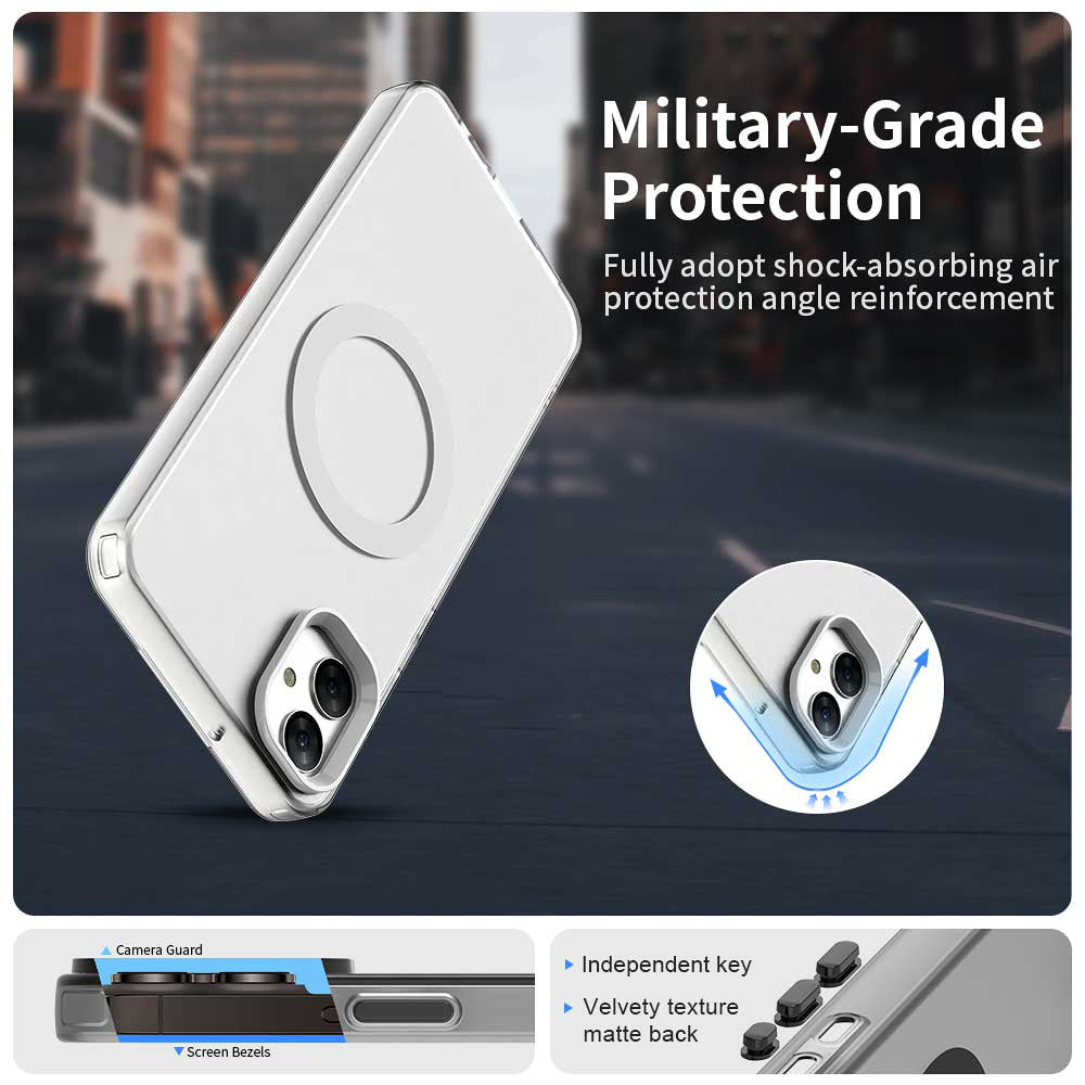 Techsuit CandyCase MagSafe fehér tok Samsung Galaxy A05 készülékhez