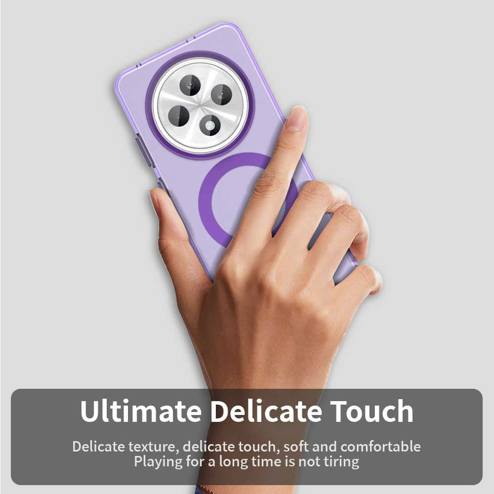 Husa de protectie Techsuit CandyCase MagSafe compatibil cu Oppo A40 4G / A60 5G, Mov