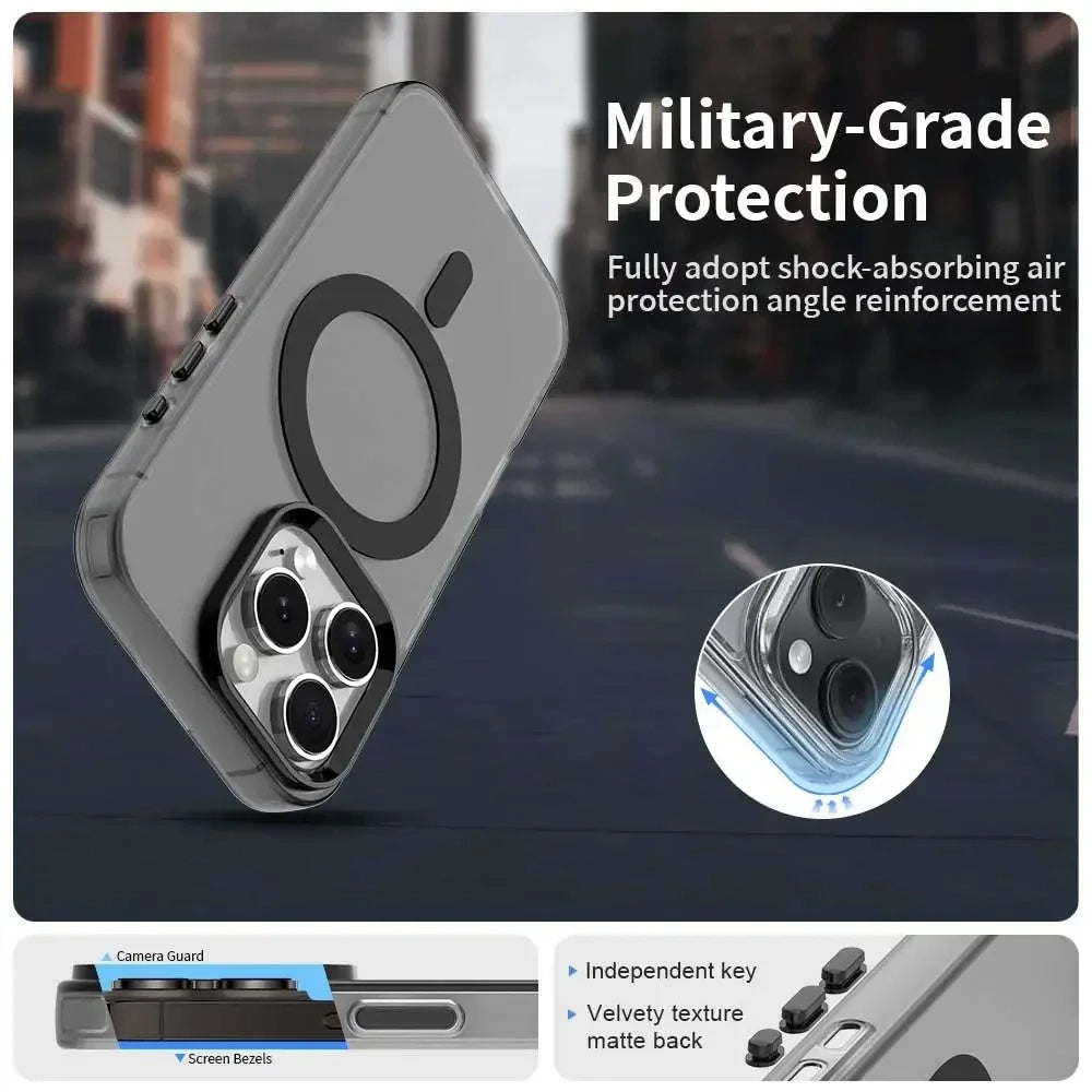 Husa de protectie Techsuit CandyCase MagSafe compatibil cu iPhone 16 Pro, Mov