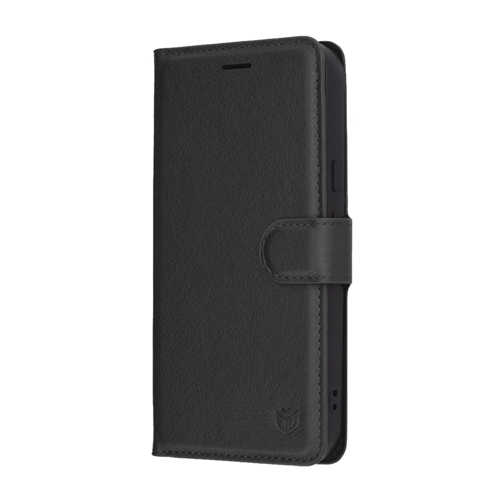 Husa de protectie Techsuit Leather Folio compatibil cu Google Pixel 10 Pro XL, Negru
