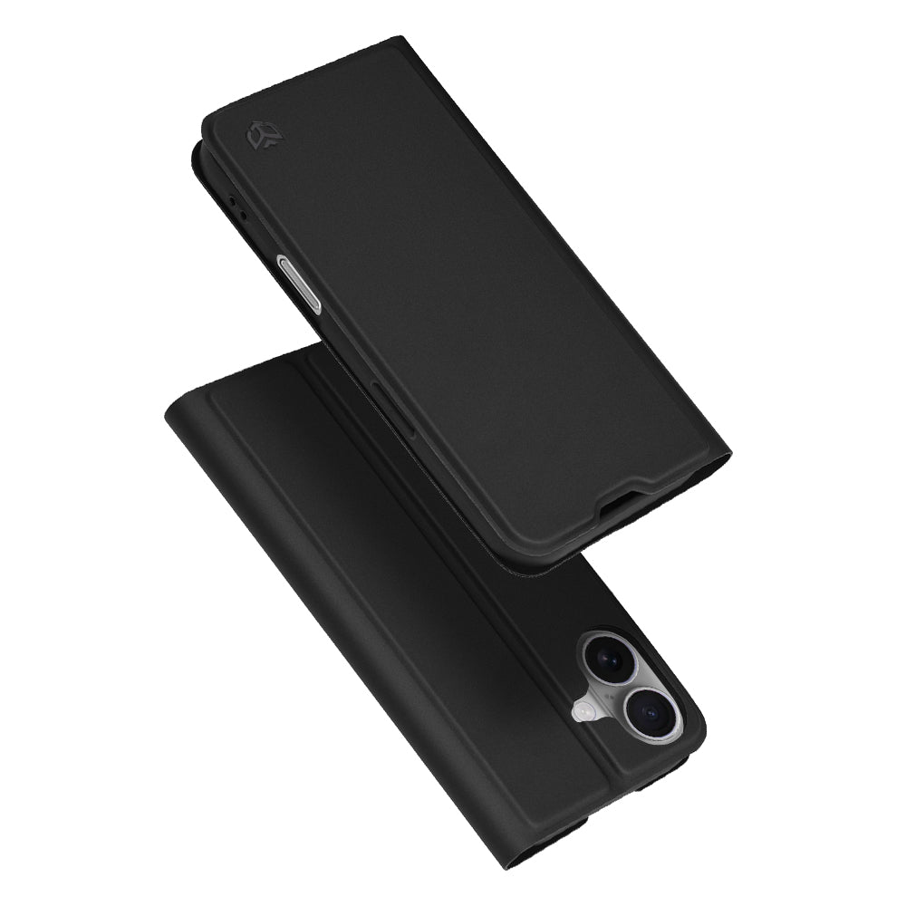 Husa de protectie Techsuit Magskin Book compatibil cu iPhone 17, Negru