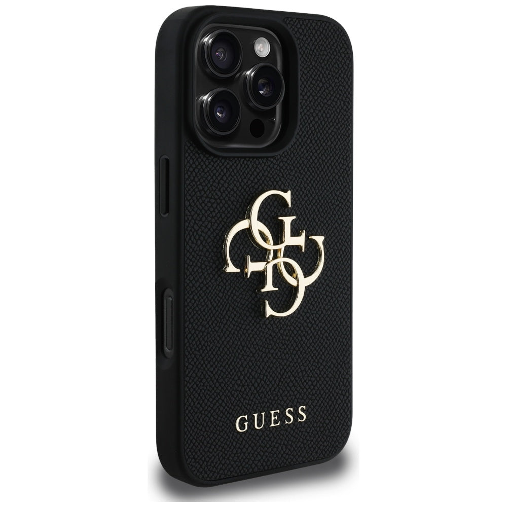 Husa de protectie Guess Hardcase compatibil cu iPhone 16 Pro, Negru