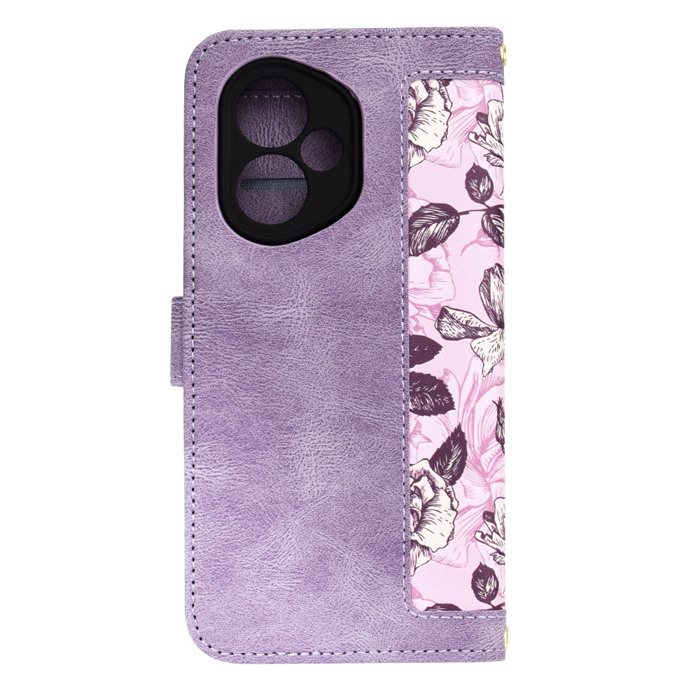 Husa de protectie Techsuit FlipCraft compatibil cu Honor 400, Mysterious Purple