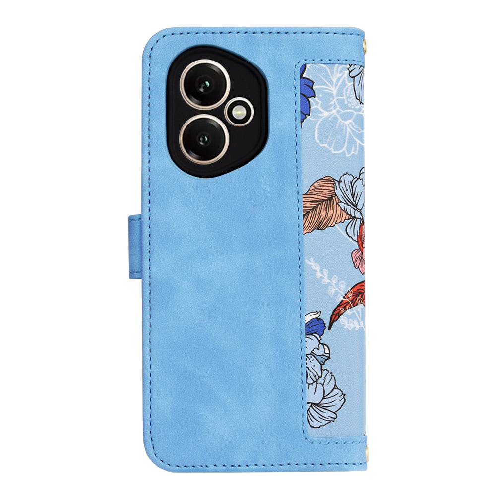 Husa de protectie Techsuit FlipCraft compatibil cu Honor 400, Vibrant Blue