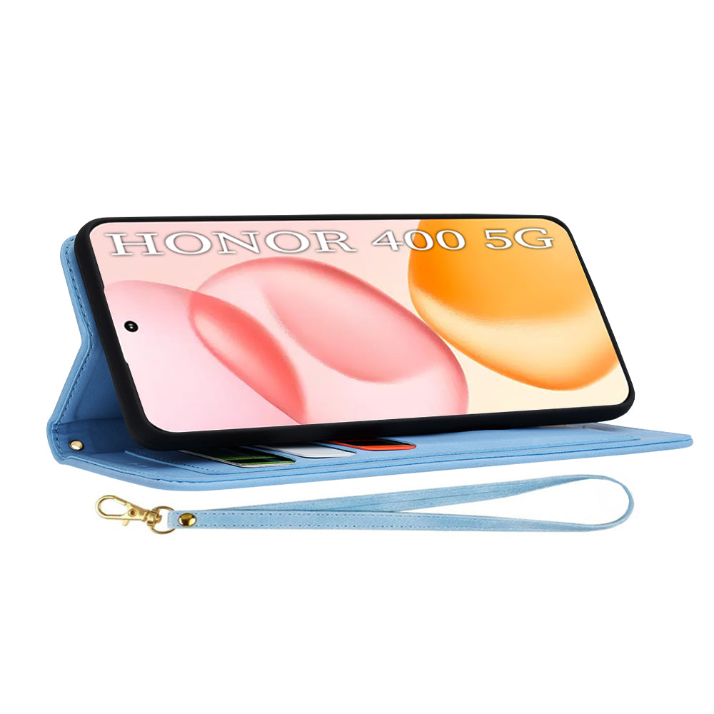 Husa de protectie Techsuit FlipCraft compatibil cu Honor 400, Vibrant Blue