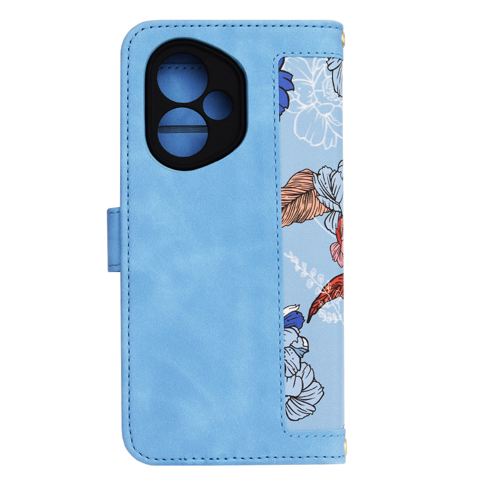 Husa de protectie Techsuit FlipCraft compatibil cu Honor 400, Vibrant Blue