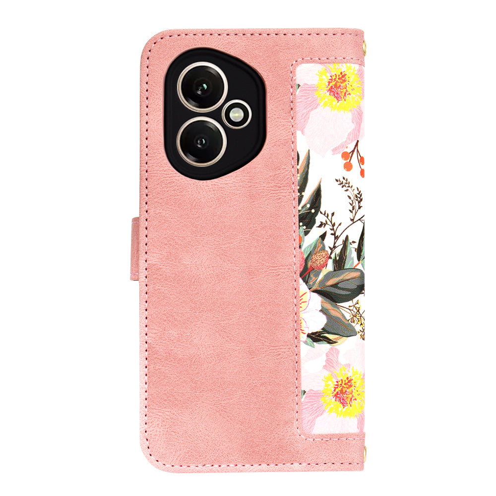 Husa de protectie Techsuit FlipCraft compatibil cu Honor 400, Sweetheart Pink