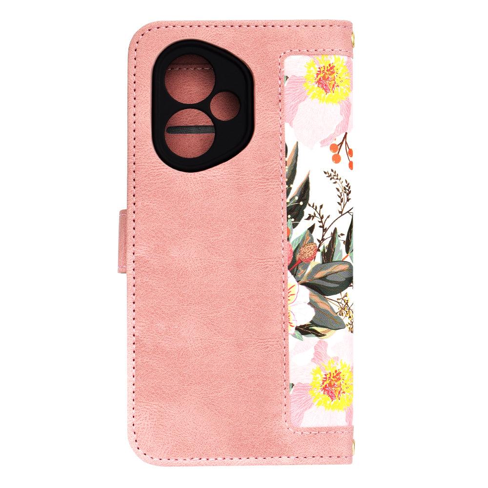 Husa de protectie Techsuit FlipCraft compatibil cu Honor 400, Sweetheart Pink