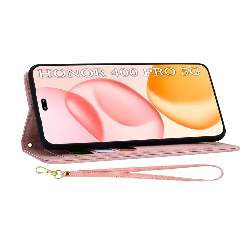 Husa de protectie Techsuit FlipCraft compatibil cu Honor 400 Pro, Sweetheart Pink