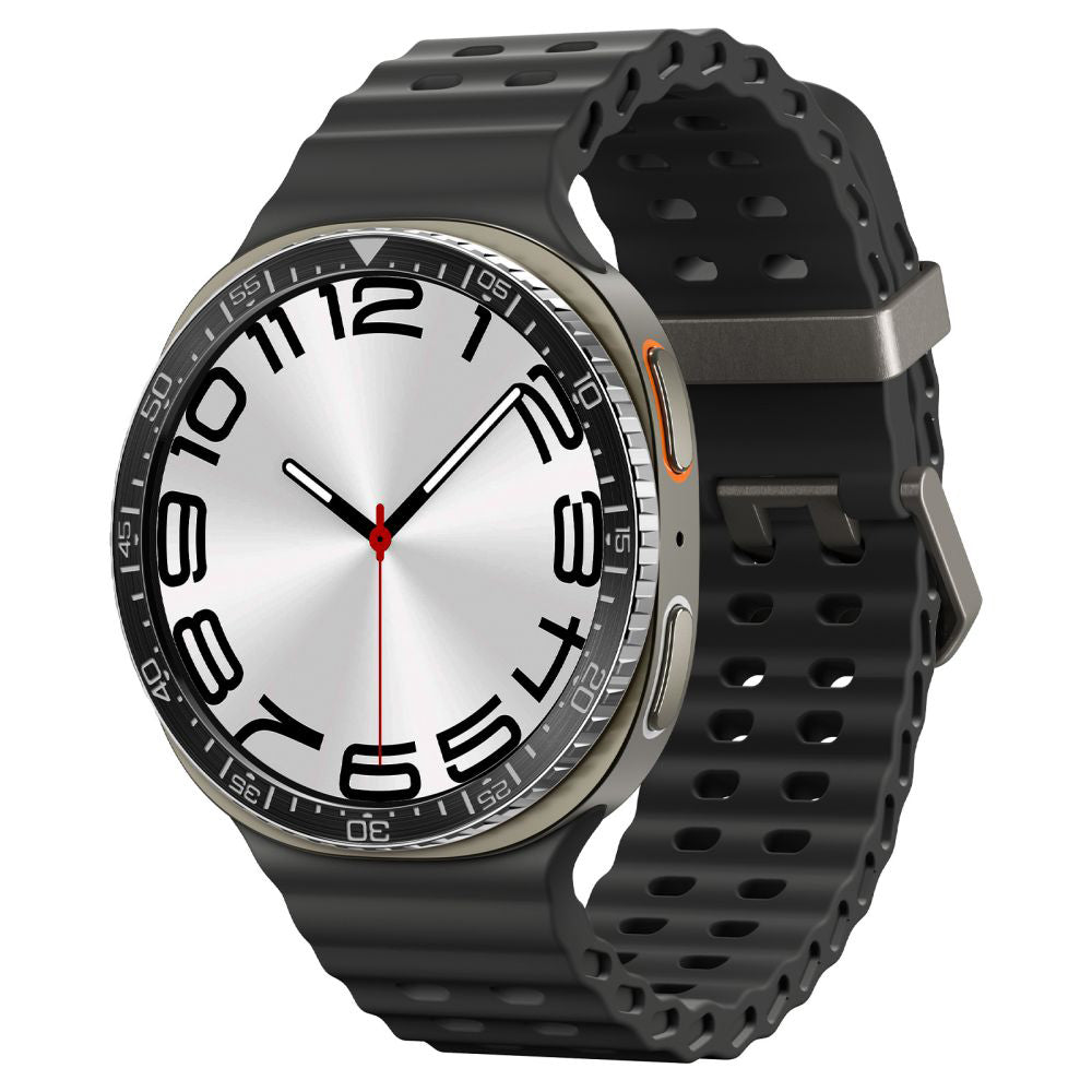 Accesoriu smartwatch Spigen Bezel Tune Diver (ACS10008) compatibil cu for Samsung Galaxy Watch8 44mm, Stainless Steel, Negru