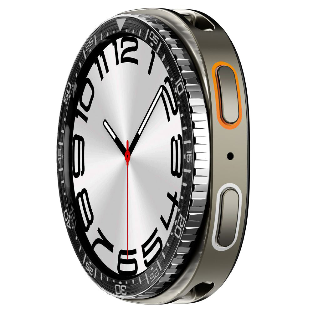 Accesoriu smartwatch Spigen Bezel Tune Diver (ACS10008) compatibil cu for Samsung Galaxy Watch8 44mm, Stainless Steel, Negru