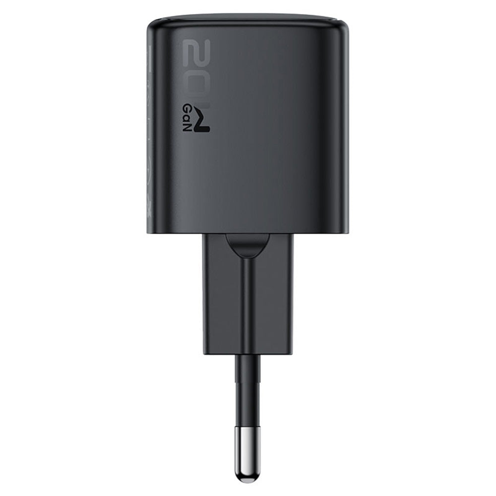 Incarcator Acefast (A117), 1xUSB-C, 20W, GaN, Negru