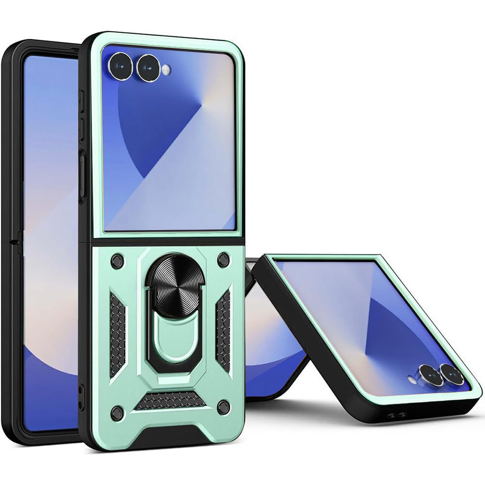 Husa de protectie Techsuit CamShield Series compatibil cu Samsung Galaxy Z Flip7, Verde