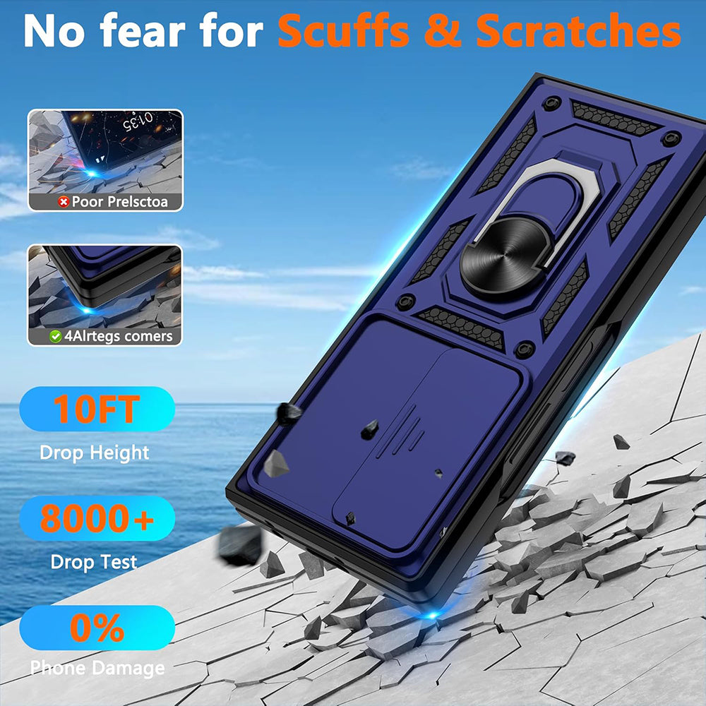 Husa de protectie Techsuit CamShield Series compatibil cu Samsung Galaxy Z Fold6, Albastru