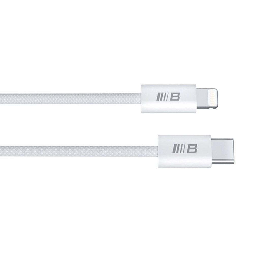 Cablu Blueo Data Cable, Type-C to Lightning, Fast Charging, Braided, 1.2m, Alb