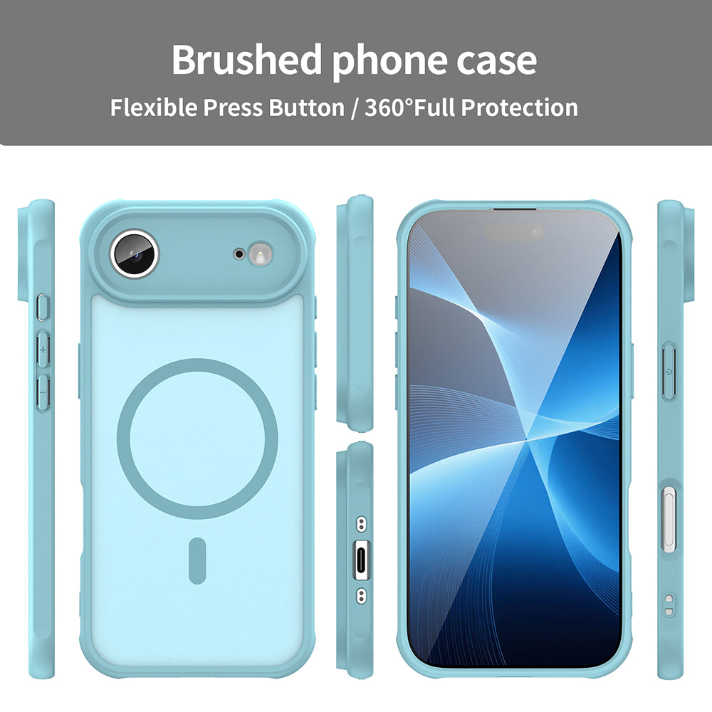 Husa de protectie Techsuit HaloFrost II MagSafe compatibil cu iPhone 17 Air, Verde Menta
